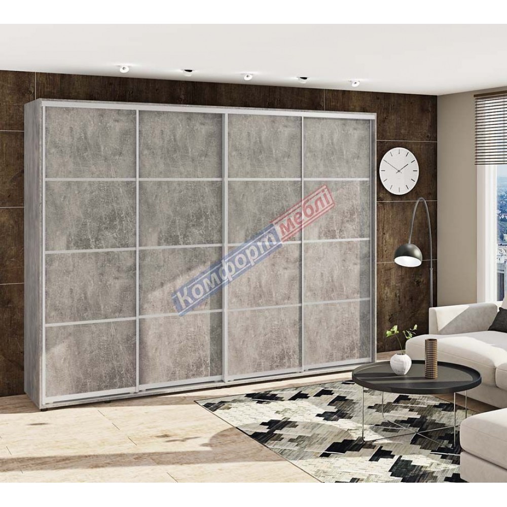 Шкаф-купе (Двери 4-х разделение)
